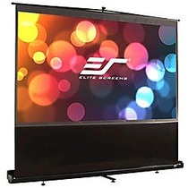 Elite Screens F84NWH ezCinema Portable Floor Set Manual Projection Screen (84 inch; 16:9 Aspect Ratio) (MaxWhite)