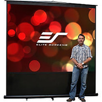 Elite Screens FM120V Reflexion Ceiling/Wall or Floor Mount Manual Projection Screen (120 inch; 4:3 Aspect Ratio) (MaxWhite)