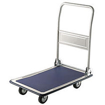 Global Hardlines; Small Platform Hand Truck, 32 3/10 inch;H x 18 1/2 inch;W x 28 7/10 inch;D, Light Gray