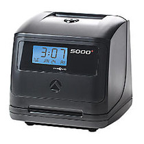 Pyramid 5000 Automatic Time-Totaling Time Clock, 7.25 inch; x 7.25 inch; x 7 inch;, Slate Gray