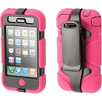 Griffin Survivor Carrying Case for iPhone; 3G/3GS, Black/Pink
