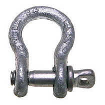 419 1/4 inch; 1/2T ANCHOR SHACKLE W/SCREW PIN CARBON