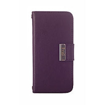 Kyasi Signature Wallet Case For iPhone; 6 Plus, Deep Purple, KYSWIP6PC01