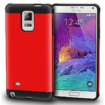 roocase Exec Tough Slim Case For Samsung Galaxy Note 4, Carmine Red