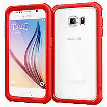 roocase Glacier Tough Full Body Case For Samsung Galaxy S6, Carmine Red