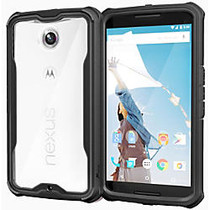 rooCASE Glacier Tough Full Body Cover For Google Nexus 6, Granite Black
