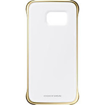 Samsung Galaxy S6 edge Protective Cover, Clear Gold