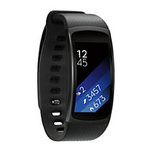 Samsung Gear Fit2 Smartwatch, Large, Black