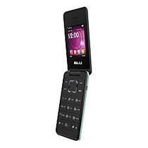 BLU Diva T390X Flip Cell Phone, Green, PBN201021
