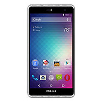 BLU Grand 5.5 HD G030U Cell Phone, Silver, PBN201049