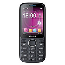 BLU Jenny TV 2.8 T276T Cell Phone, Black/Blue, PBN200482