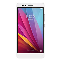 Huawei Honor 5X Cell Phone, Silver, PHN300067