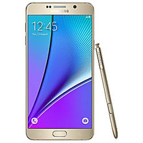 Samsung Galaxy Note 5 Cell Phone, Gold, PSN100763