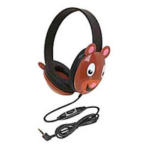 Califone Listening First Kids Stereo Headphones with Bear Design