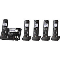 Panasonic; Link2Cell KX-TGF345B Cordless Phone, Black