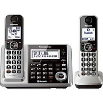 Panasonic; Link2Cell KX-TGF372S Bluetooth Cordless Phone, Silver