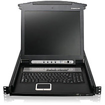 Iogear 16-Port LCD Combo KVM Switch with USB KVM Cables