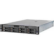 Lenovo System x x3650 M5 5462NCU 2U Rack Server - 1 x Intel Xeon E5-2620 v3 Hexa-core (6 Core) 2.40 GHz - 16 GB Installed DDR4 SDRAM - 12Gb/s SAS Controller - 0, 1, 10 RAID Levels - 1 x 550 W