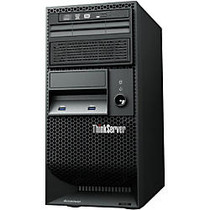 Lenovo ThinkServer TS140 70A4001PUX 5U Tower Server - 1 x Intel Xeon E3-1245 v3 Quad-core (4 Core) 3.40 GHz - 4 GB Installed DDR3 SDRAM - Serial ATA/600 Controller - 0, 1, 5, 10 RAID Levels - 1 x 280 W