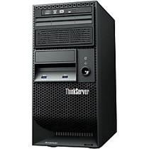 Lenovo ThinkServer TS140 70A4001SUX 5U Tower Server - 1 x Intel Xeon E3-1225 v3 Quad-core (4 Core) 3.20 GHz - 4 GB Installed DDR3 SDRAM - 1 TB (1 x 1 TB) HDD - Serial ATA/600 Controller - 0, 1, 5, 10 RAID Levels - 1 x 280 W