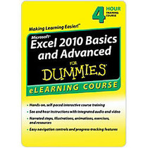 Excel 2010 Basics & Advanced For Dummies - 30 Day Access , Download Version