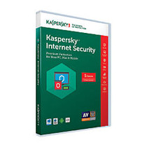 Kaspersky Internet Security 2017, For 3 Devices, For PC/Mac, Product Key Card