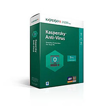 Kaspersky&trade; Anti-Virus Software, For 3 Users, 1-Year Subscription, Download Version