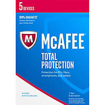 McAfee 2017 Total Protection, For 5 Devices, Download