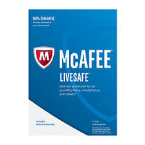 McAfee; LiveSafe&trade; 2017 For PC/Mac/Mobile, eCard