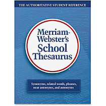 Merriam-Webster's School Thesaurus, Hardcover