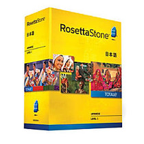 Rosetta Stone V4 Japanese Level 1, For PC/Mac, Traditional Disc