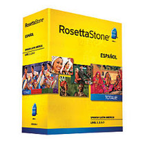 Rosetta Stone V4 Spanish (Latin American) Level 1 - 5, For PC/Mac, Traditional Disc