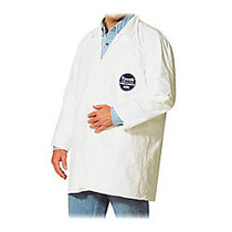 DuPont&trade; Tyvek; Lab Coats, XL, White, Carton Of 30