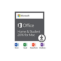 Office Home & Student 2016 for Mac, 1 Mac, Download Version