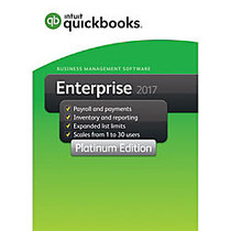 QuickBooks Desktop Enterprise Platinum 2017 1-User, Download Version