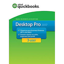 QuickBooks Desktop Pro 2017 3-User, Download Version