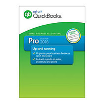 QuickBooks; Pro 2016, Traditional Disc