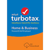 TurboTax; Home & Business Federal + State 2016 For PC, Download Version