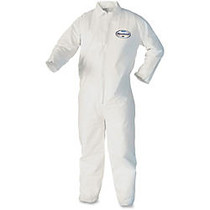 Kimberly-Clark A40 Protection Coveralls - Extra Large Size - Liquid, Flying Particle Protection - White - 25 / Carton
