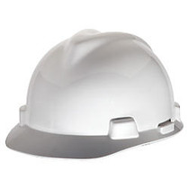 MCR Safety Top Impact Slotted Cap, White