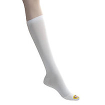 Medline EMS Nylon/Spandex Knee-Length Anti-Embolism Stockings, Small Regular, White, Pack Of 12 Pairs