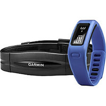 Garmin; vivofit Fitness Band With Heart Rate Monitor, Blue