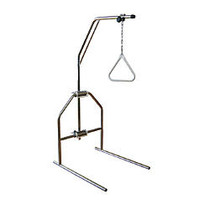 Medline Standard Trapeze Bar, With Base, 41 inch; x 4 inch; x 32 inch;, Chrome