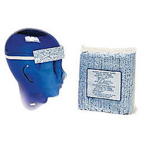 SAFETY CAP TERRY CLOTH SWEAT BAND W/VELCRO CLOSE