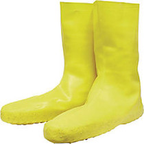 Servus Disposable Latex Booties, Large, Yellow