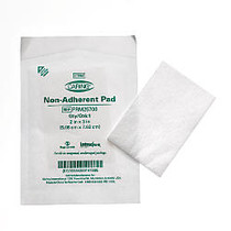 Caring Sterile Non-Adherent Pads, 2 inch; x 3 inch;, White, Case Of 1,200