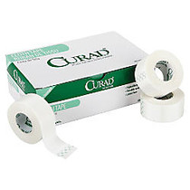 CURAD; Cloth Silk Adhesive Tape, 1/2 inch; x 10 Yd., 24 rolls/box, White