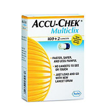 ACCU-CHEK; Multiclix Lancets-SP, Retail, 30 Gauge, Box Of 102