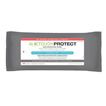 Aloetouch PROTECT Dimethicone Skin Protectant Wipes, 8 inch; x 12 inch;, White, 48 Wipes Per Pack, Case Of 12 Packs