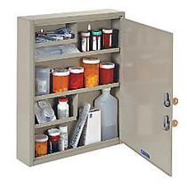 MMF Industries Dual Locking Drug/Narcotics Cabinet